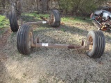 (2) TRAILER AXLES...