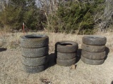 (11) ASSORTED PICKUP TIRES...