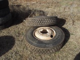 (2) 22.5 TIRES ON RIMS...