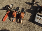 (3) STIHL CHAINSAWS