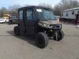 2021 CAN AM HD10 LIMITED 4 SEATER SIDE BY SIDE, 822 MILES, 185 HRS, CAB, A/C, WINCH