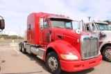 2009 PETERBILT 386 T/A TRUCK TRACTOR, S/N...1xphd49x79d785071, CUMMINS ISX ENG, 9 SPD TRANS, OD READ