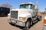 1999 MACK CH613 T/A TRUCK TRACTOR, S/N 1M2AA18Y0XW112317, E7 ENG, 13 SPD TRANS, OD READS 474016