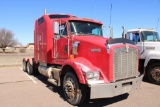 1996 KENWORTH T800 T/A TRUCK TRACTOR,...1XKDD69X3TJ664773, CUMMINS N14 ENG, 10 SPD TRANS, OD READS