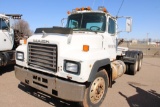 1993 MACK RD6 T/A TRUCK TRACTOR, S/N 2M2P267Y1PC014852, MACK ENG, 9 SPD, OD READS 468590 MILES