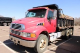 2004 STERLING ACTERRA T/A DUMP TRUCK, S/N 2FZHCHDC85AN77807, CAT C7 ENG, AUTO TRANS, OD READS 472442