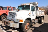 1991 IHC 4700 S/A DUMP TRUCK, S/N 1TSCNEN5MH345374, DT466 ENG, 5X2 TRANS, OD READS 83959 MILES