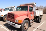 1990 IHC 4600 S/A DUMP TRUCK, S/N 1HTSAZRM5LH203443, DIESEL ENG, 5X2 TRANS, OD READS 196823 MILES