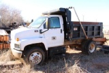 2007 GMC C7500 S/A DUMP TRUCK, S/N...1GDJ7C1387F419971, DIESEL ENG (ENG BAD), AUTO TRANS, OXBODY 10'