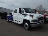 2005 GMC 4500 CREW CAB S/A TRUCK, S/N 1GDE4E1215F506136, DURAMAX ENG, AUTO TRANS, OD READS 181971