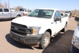 2020 FORD F150 4X4 PICKUP, S/N 1FTMF1E59LKD51962 , V8, AUTO TRANS, OD READS 60914 MILES, LONG BED
