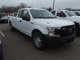 2018 FORD F150 4X4 EXTCAB PICKUP, S/N 1FTEX1E59JKC56543, V8, AUTO TRANS, OD READS 197638 MILES