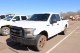 2017 FORD F150 4X4 EXTCAB PICKUP, S/N 1FTFX1EF4HKE25875, V8, AUTO TRANS, OD READS 154278 MILES