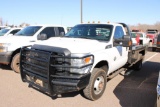 2016 FORD F350 4X4 FLATBED , S/N...1F0RF3HT50EA55977, PWR STROKE ENG, AUTO TRAND, OD READS 111637
