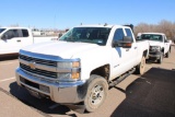 2016 CHEVY SILVERADO 2500 4X4 CREWCAB PICKUP, S/N 1GC2KUEG6GZ171065, V8, AUTO, OD READS 206412 MILES