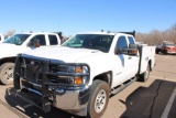 2016 CHEVY 3500 4X4 CREWCAB SERVICE TRUCK, S/N 1GC5KYC82GZ269137, V8, AUTO, OD READS 204266 MILES,