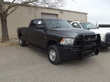 2015 DODGE RAM 2500 4X4 CREWCAB PICKUP, S/N 3C6UR5HL7FG705439, CUMMINS ENG, AUTO TRANS, OD READS