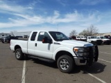 2014 FORD F250 4X4 EXTCAB PICKUP, S/N 1FT7X2B64EEB08946, NEW ENGINE AT 70665 MILES,GRILL GUARD