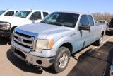 2014 FORD F150 4X4 EXTCAB PICKUP, S/N 1FTFX1EF0EKE00337, V8, AUTO TRANS, OD READS 317366 MILES