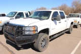 2011 CHEVY SILVERADO 2500 4X4 DOUBLECAB PICKUP, S/N 1GC1KVCG0BF242176, V8, AUTO TRANS, OD READS