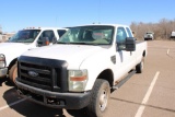 2008 FORD F250 4X4 EXTCAB PICKUP, S/N 1FTSX21568ED03762, V8, AUTO TRANS, OD READS 282703 MILES