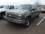 2007 CHEVY SILVERADO 4X4 CREWCAB PICKUP, S/N 1GCGK13U27F101786, V8, AUTO TRANS, OD READS 180454