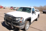 2007 CHEVY SILVERADO 4X4 PICKUP, S/N...1GCHK24UX7E192420, V8, AUTO TRANS, OD READS 93628 MILES