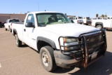 2006 CHEVY SILVERADO 4X4 PICKUP, S/N...1GCHK24U96E248832, V8, AUTO, OD READS 179163 MILES