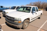 2002 CHEVY 1500 EXTCAB PICKUP, S/N 2GCEC19T221390171, V8, AUTO TRANS, OD READS 141724 MILES