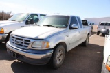 2000 FORD F150 EXTCAB PICKUP, S/N 1FTRX17W1YKA42423, V8, AUTO TRANS