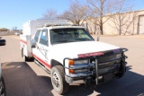 1996 CHEVY 3500 4X4 CREWCAB PICKUP, S/N 1GCHK33J7TF008228, 454 ENG, AUTO TRANS, OD READS 83534 MILES