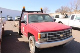 1988 CHEVY PICKUP, S/N 1GCGC34K7JE183503, V8, AUTO TRANS, OD READS 272612 MILES, LICOLN SA200 WELDER