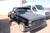 1987 GMC SIERRA CLASSIC PICKUP, S/N 1GTDR14H8HF713184, 350 V8 SWAP, AUTO TRANS, OD READS 40978 MILES