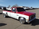 1986 GMC SIERRA 3500 PICKUP, S/N 1GTHC34W8GJ510661, 454 ENG, AUTO TRANS, OD READS 71550 MILES