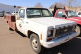 1975 CHEVY C30 WELDING TRUCK, S/N CCZ334S161457, GAS ENG, 4 SPD TRANS, BILL OF SALE