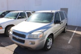 2007 CHEVY UPLANDER VAN, S/N 1GNDV23147D144633, V6, AUTO TRANS, OD READS 264244 MILES