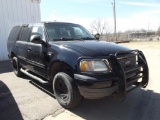 2002 FORD EXPEDITION 4X4 SUV, S/N 1FMPU16LB00031, V8, AUTO TRANS, OD READS 228111 MILES