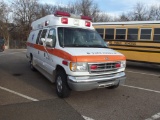 1997 FORD E350 AMBULANCE, S/N 1FDJS34F6VHB37091, 7.3 ENG, AUTO TRANS, OD READS 106410 MILES