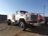 1990 FORD F700 S/A WATER TRUCK, S/N 1FDNF70K2MVA03212, 5 SPD TRANS, OD READS 18571 MILES (DOES NOT