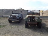 (2) JEEP CJ5 FOR PARTS, NO ENGINE OR TRANS, PARTS ONLY, BILL OF SALE...