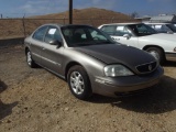 2002 MERCURY SABLE CAR, S/N 1MEFM50U82A643948, BILL OF SALE, PARTS ONLY ,DOES NOT RUN