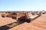 2002 ATOKA TRI AXLE RGN LOWBOY TRAILER, S/N...1A9L845342A245160, 3RD LIFT AXLE, BEAVER TAIL W/RAMPS.