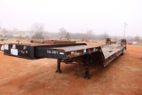 2007 PITTS LB35-32 T/A EQUIPMENT TRAILER, S/N 5JYLB35217P070421, DOVE W/ RAMPS...