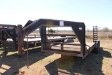 20' T/A GOOSENECK...CAR HAULER TRAILER, RAMPS, BILL OF SALE...