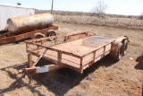 16' T/A TRAILER, BILL OF SALE...