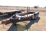 TRIAXLE BUMPERPULL TRAILER, BILL OF SALE...