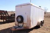 2011 WW T/A BUMPERPULL ENCLOSED STEAMER TRAILER, S/N 07422, BILL OF SALE...