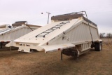 2012 CTS T/A SINGLEGATE BELLY DUMP ROCK TRAILER, S/N 5TU114025CS000779