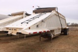2012 CTS T/A SINGLEGATE BELLY DUMP ROCK TRAILER, S/N 5TU114028CS000565