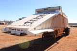 2012 CTS T/A SINGLEGATE BELLY DUMP ROCK TRAILER, S/N 5TU114025CS000104